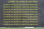 Cheese Factories chalkboard